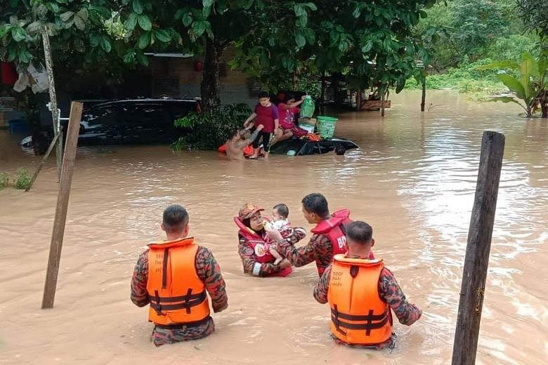 Malaysia mengeluarkan peringatan hujan lebat untuk empat negara bagian
