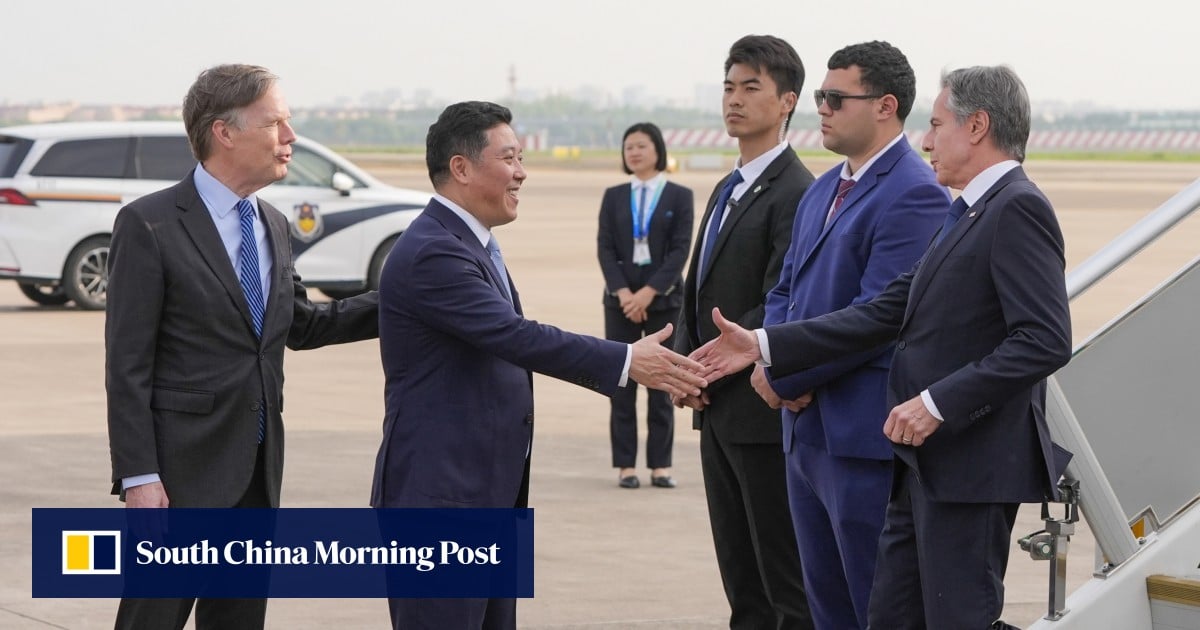 Menteri Luar Negeri AS Antony Blinken tiba di China beberapa jam setelah Senat TikTok melarang pemungutan suara, pendanaan baru untuk Taiwan